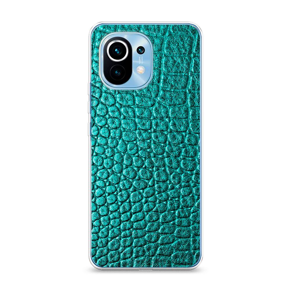 

Силиконовый чехол "Бирюзовая змея" на Xiaomi Mi 11, 39450-3