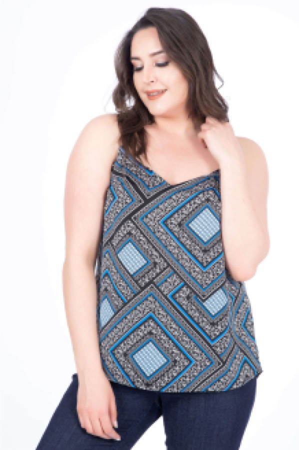 

Топ женский My Line Moda 639 разноцветный 46 (доставка из-за рубежа), 639