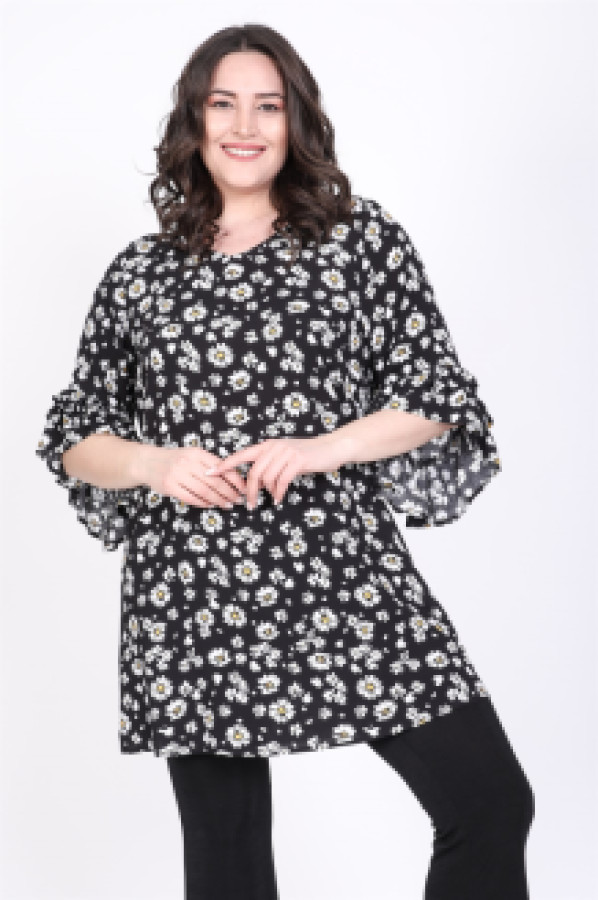 

Блуза женская My Line Moda 759 черная 50 (доставка из-за рубежа), Черный, 759
