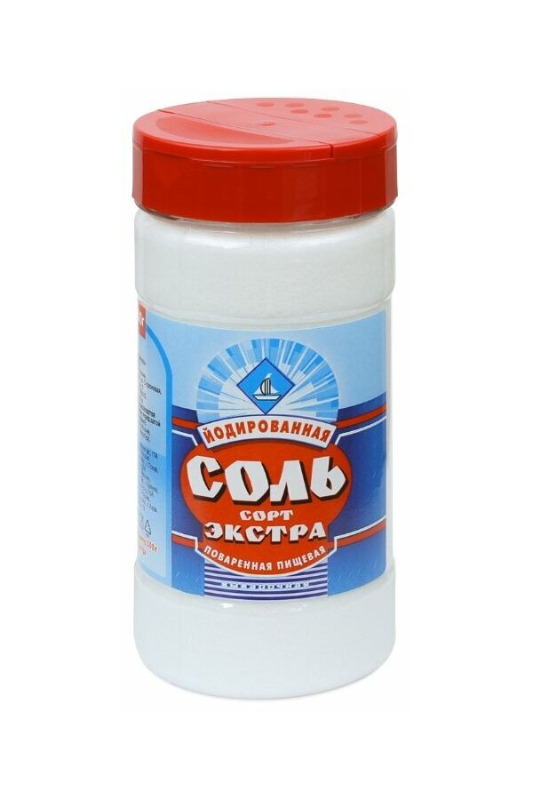 Соль пищевая йодированная МясновЪ БУФЕТ экстра 330 г