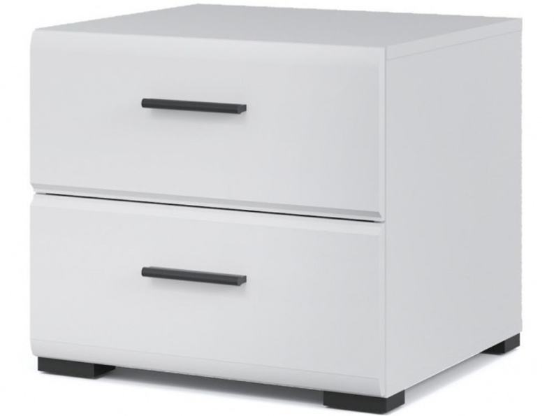 

Тумба Империал «Йорк», Белый/белый глянец, Тумба прикроватная Йорк