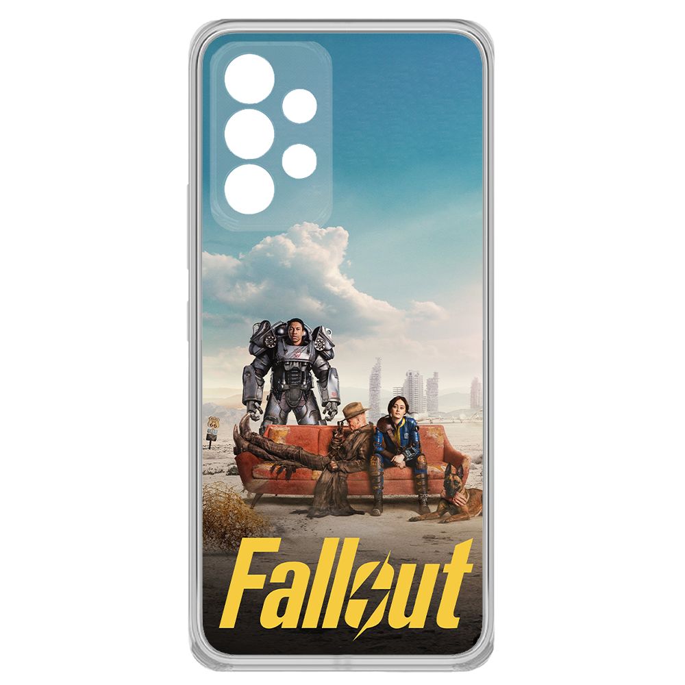 

Чехол-накладка Krutoff Clear Case Фоллаут - Постер для Samsung Galaxy A33 5G (A336), Прозрачный