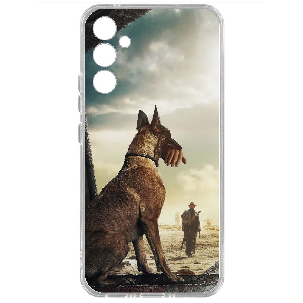 

Чехол-накладка Krutoff Clear Case Фоллаут - Псина для Samsung Galaxy A34 5G (A346), Прозрачный