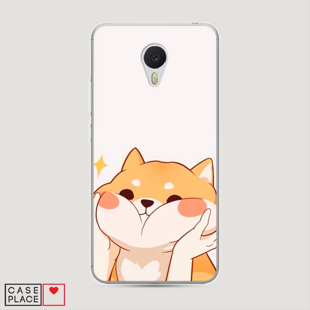 

Чехол Awog на Meizu M3 "Сладкий песик", Оранжевый, 70350-1