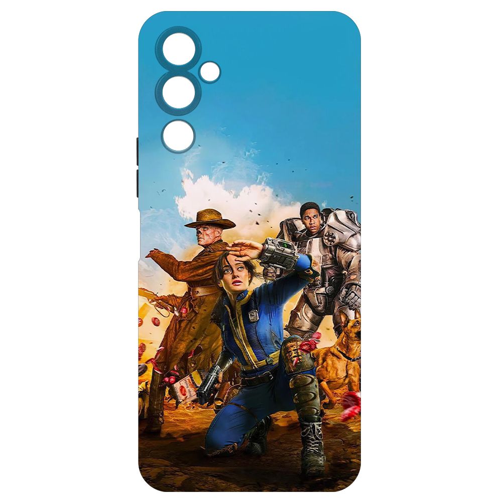 

Чехол-накладка Krutoff Soft Case Фоллаут (Fallout) - Люси, Гуль и Аарон для TECNO Pova 4
