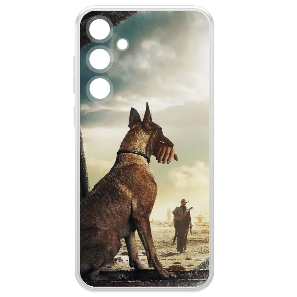 

Чехол-накладка Krutoff Clear Case Фоллаут - Псина для Samsung Galaxy A35 5G (A356), Прозрачный
