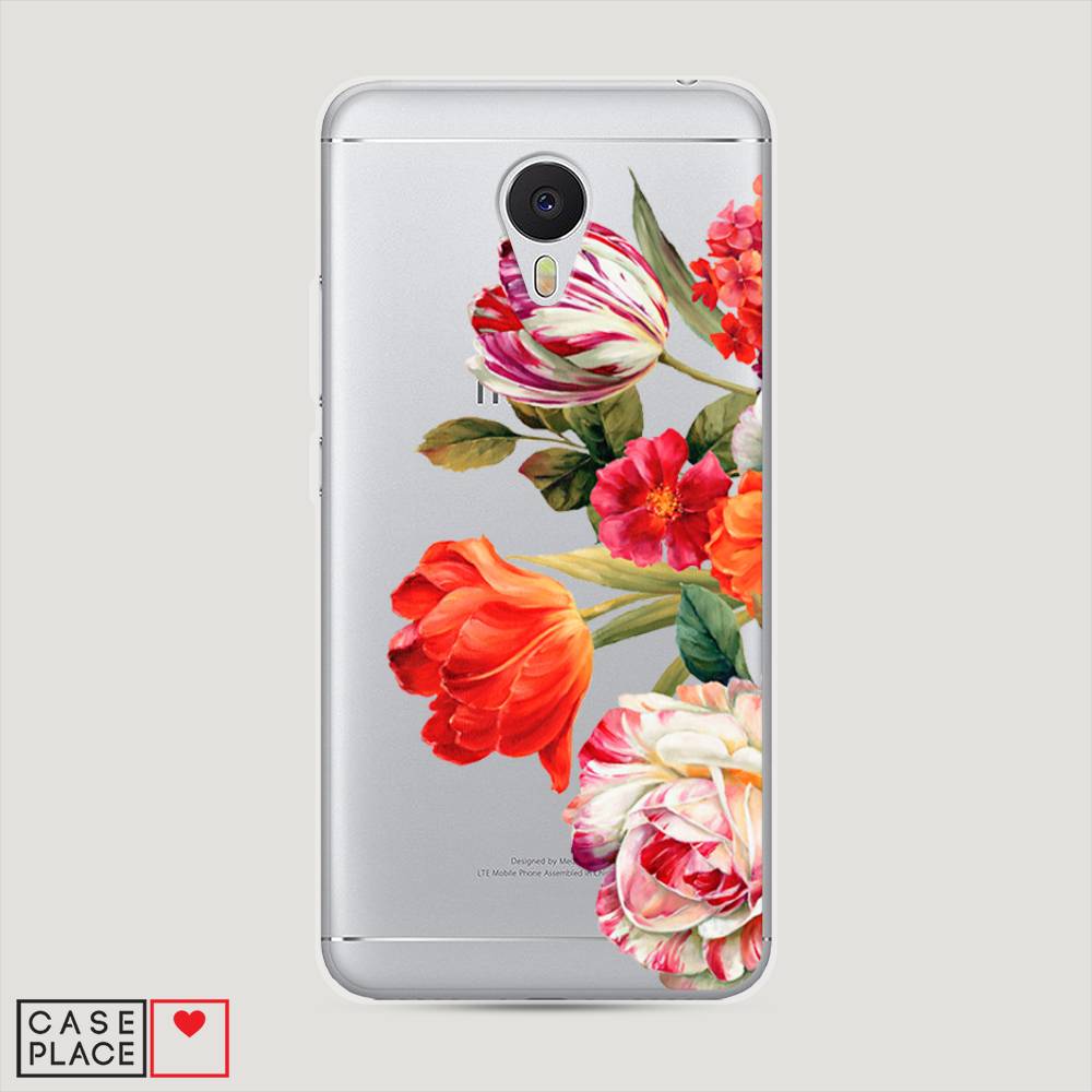 

Чехол Awog на Meizu M3 "Весенний букет", Красный;розовый;зеленый, 70350-8