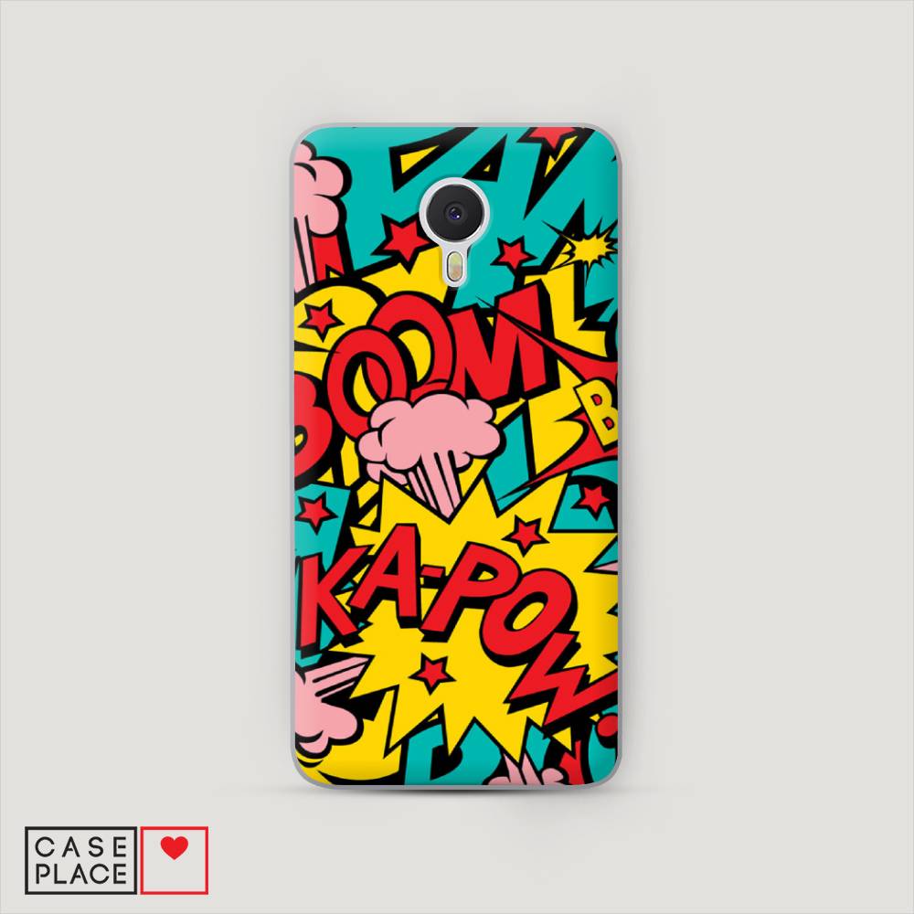 

Чехол Awog на Meizu M3 Note "Постер pop art", Голубой;желтый;красный, 70550-9