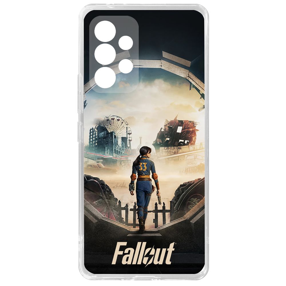 

Чехол-накладка Krutoff Clear Case Фоллаут - Убежище 33 для Samsung Galaxy A53 5G (A536), Прозрачный