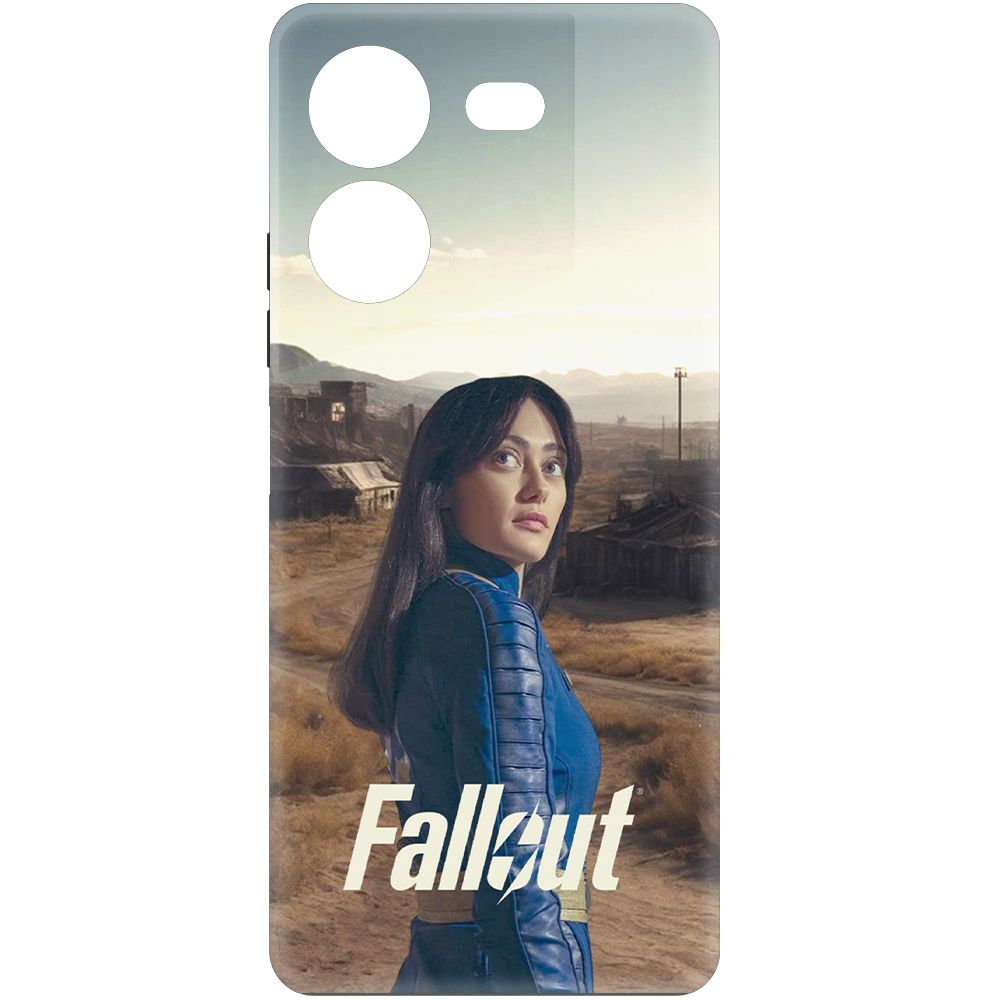 

Чехол-накладка Krutoff Soft Case Фоллаут (Fallout) - Люси в пустошах для TECNO Pova 5 Pro