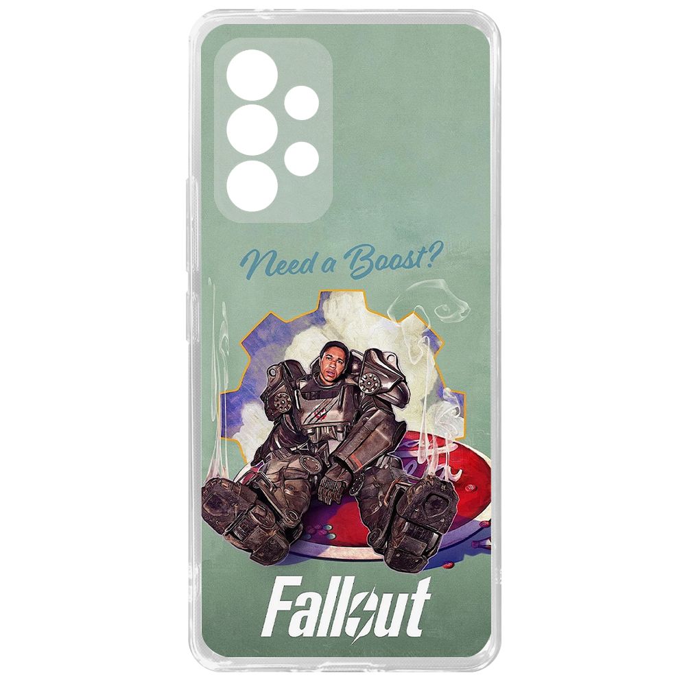

Чехол-накладка Clear Case Фоллаут - Нужно ускорение для Samsung Galaxy A53 5G (A536), Прозрачный