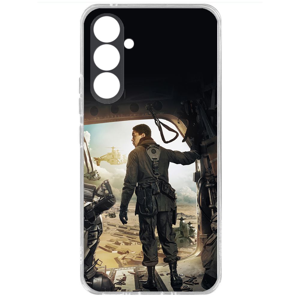 

Чехол-накладка Krutoff Clear Case Фоллаут - Аарон для Samsung Galaxy A54 5G (A546), Прозрачный