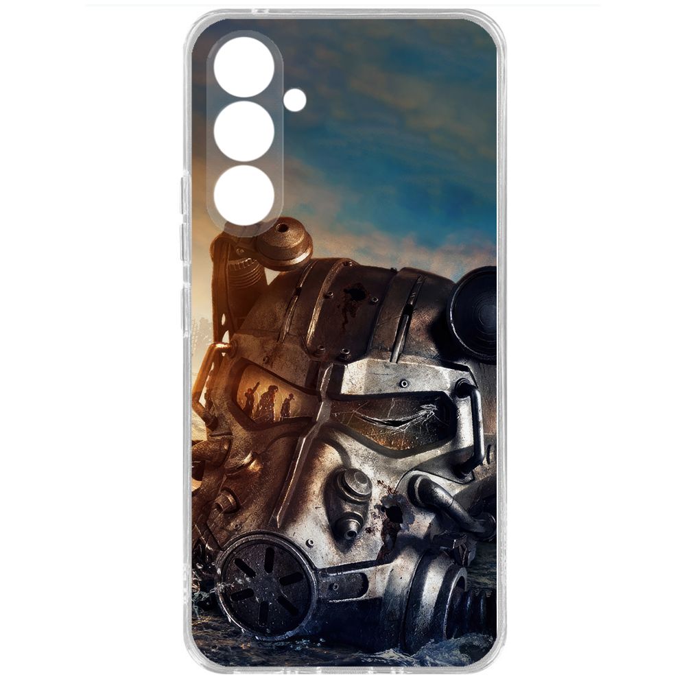

Чехол-накладка Krutoff Clear Case Фоллаут - Шлем Т-60 для Samsung Galaxy A54 5G (A546), Прозрачный