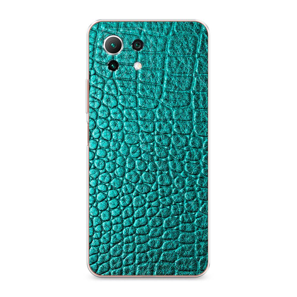 

Силиконовый чехол "Бирюзовая змея" на Xiaomi Mi 11 Lite, 310250-3