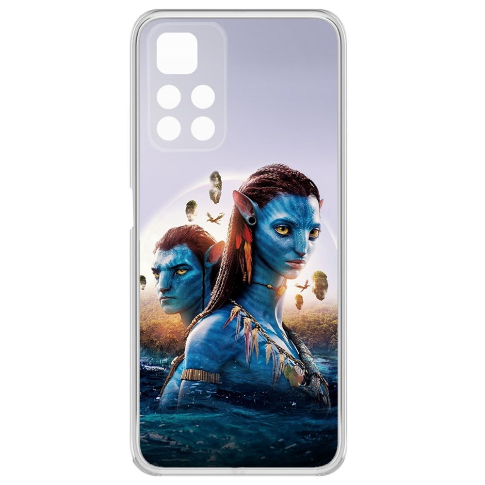 

Чехол-накладка кейс Аватар - Джейк и Нейтири для Xiaomi Redmi Note 11, Прозрачный