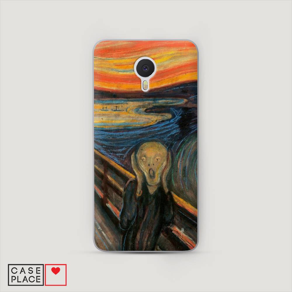

Чехол Awog на Meizu M3 Note "Крик", Оранжевый;синий;серый, 70550-9