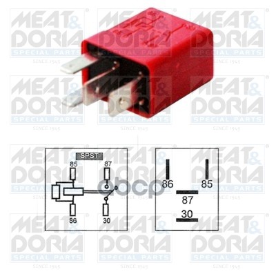 Реле (4PIN/30A) MEAT&DORIA 73232003