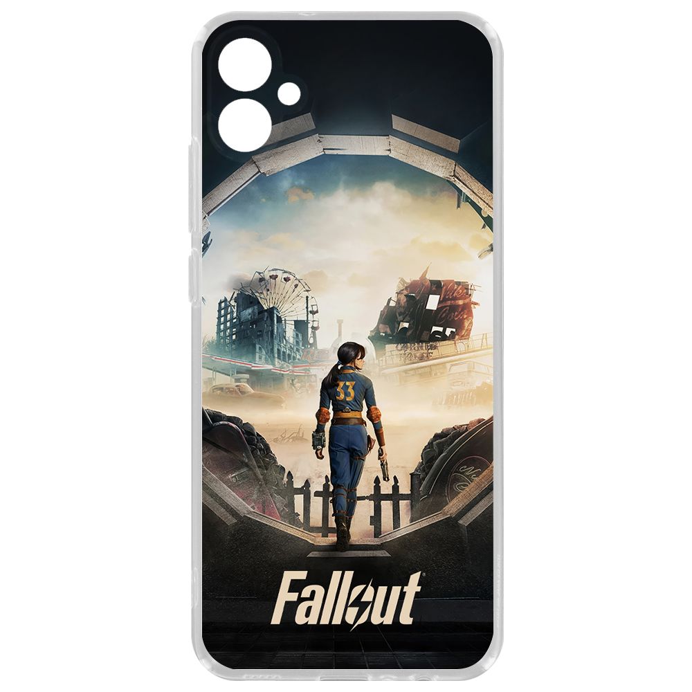 

Чехол-накладка Krutoff Clear Case Фоллаут - Убежище 33 для Samsung Galaxy M04 (M045), Прозрачный