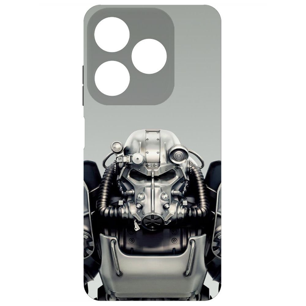 

Чехол-накладка Krutoff Soft Case Фоллаут (Fallout) - Братство стали для TECNO Spark 10