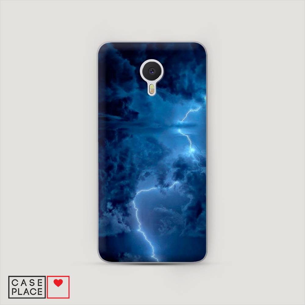 

Чехол Awog на Meizu M3 Note "Молния", Синий, 70550-4