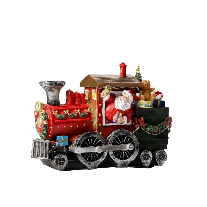 

Световая фигура Bazar Паровоз с дедом морозом 7561678 разноцветный/RGB, Паровоз с дедом морозом