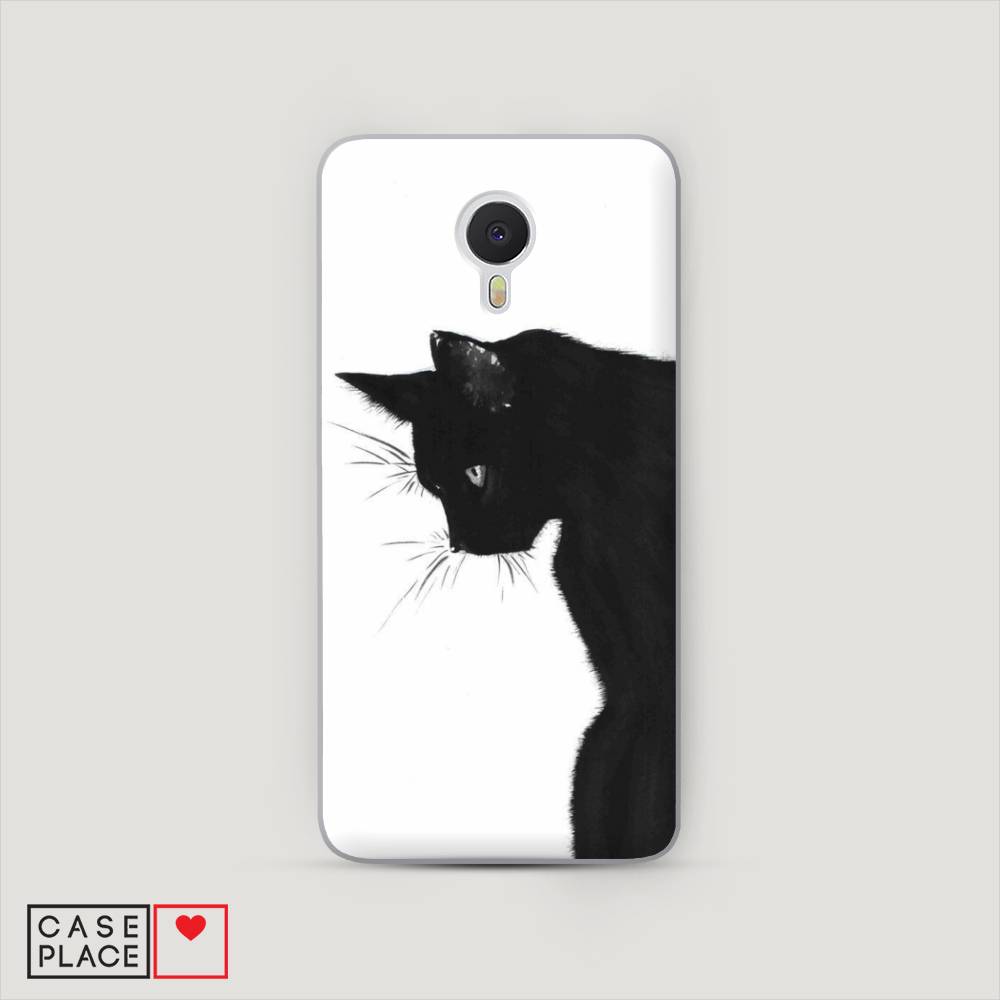 

Чехол Awog на Meizu M3 Note "Black cat", Черный;белый, 70550-1
