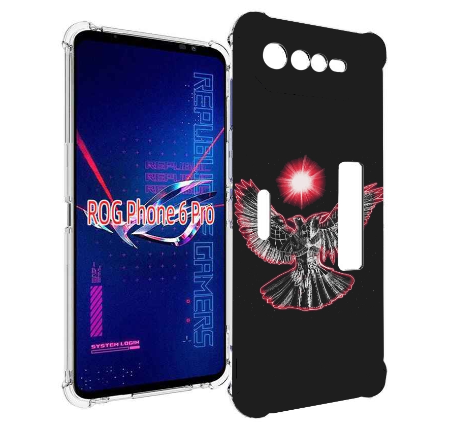 

Чехол MyPads pyrokinesis валькирия для Asus ROG Phone 6 Pro, Прозрачный, Tocco