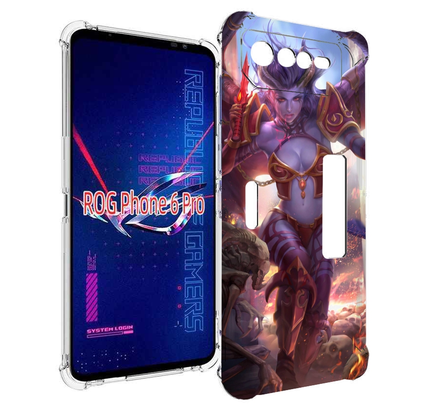 

Чехол MyPads queen of pain dota 2 для Asus ROG Phone 6 Pro, Прозрачный, Tocco