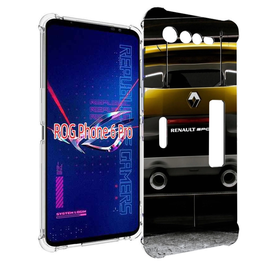 

Чехол MyPads renault-3 мужской для Asus ROG Phone 6 Pro, Прозрачный, Tocco
