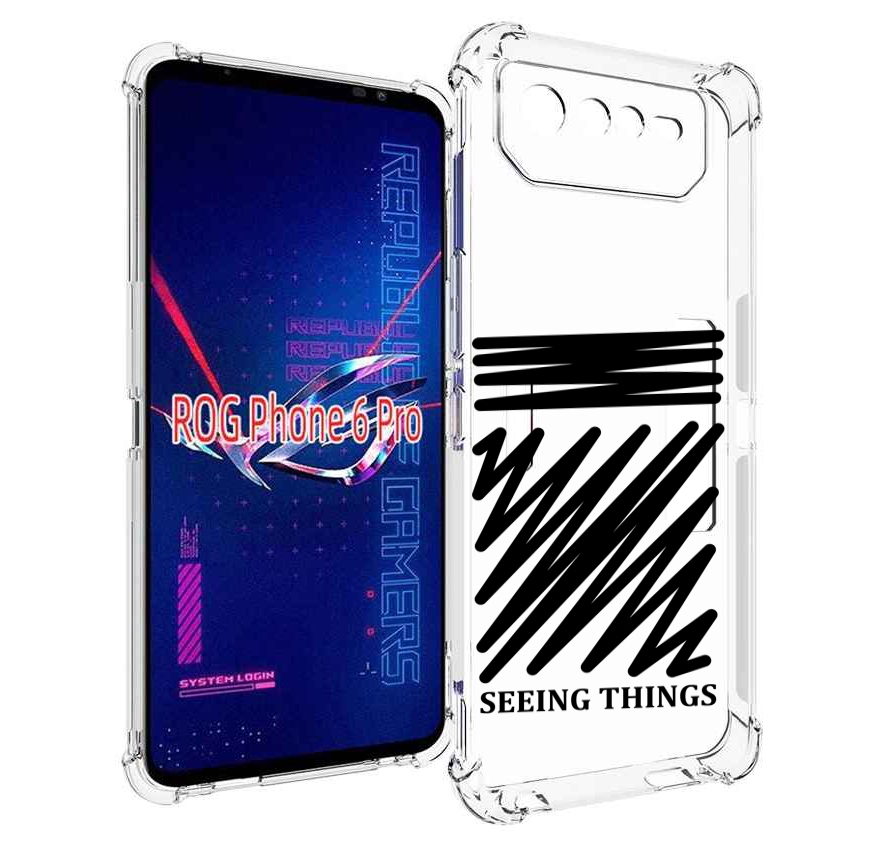 

Чехол MyPads seeing-things для Asus ROG Phone 6 Pro, Прозрачный, Tocco