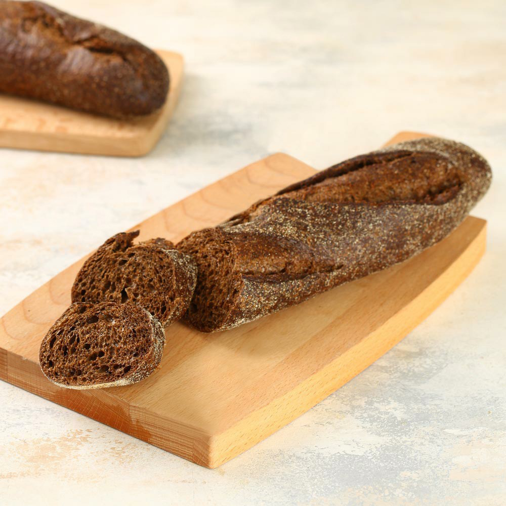 Багет МясновЪ ПЕКАРНЯ ржаной 200 г