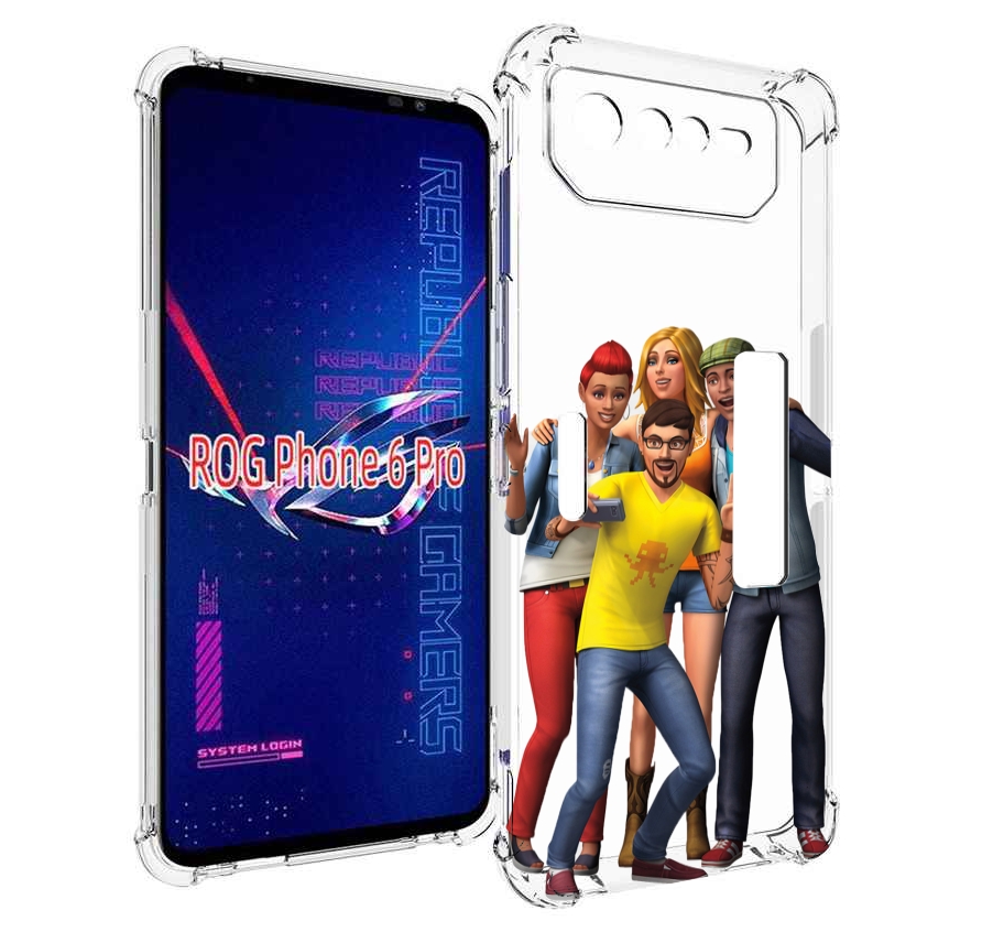 

Чехол MyPads sims для Asus ROG Phone 6 Pro, Прозрачный, Tocco