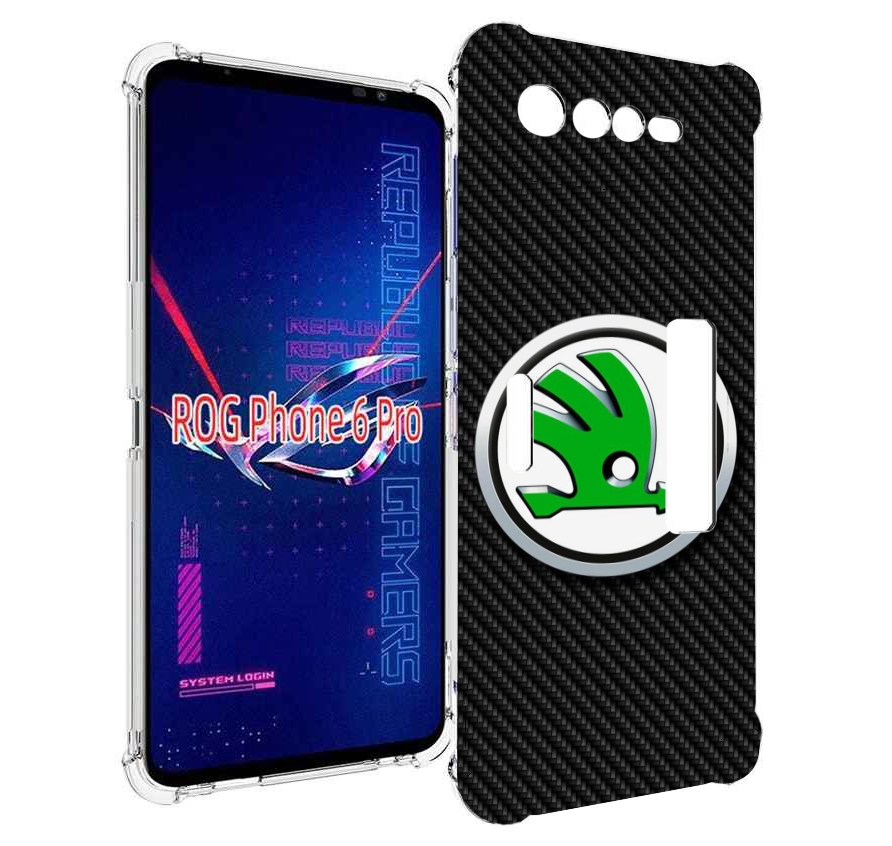 

Чехол MyPads skoda 2 для Asus ROG Phone 6 Pro, Прозрачный, Tocco