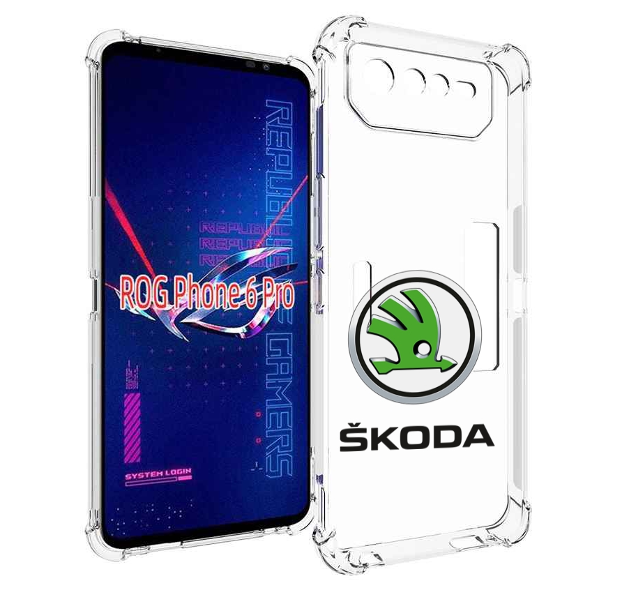 

Чехол MyPads skoda-4 мужской для Asus ROG Phone 6 Pro, Прозрачный, Tocco