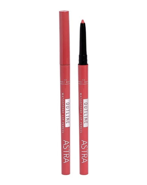 Карандаш Astra Make-Up для губ Outline Waterproof Lip Pencil 03 Quick Brick
