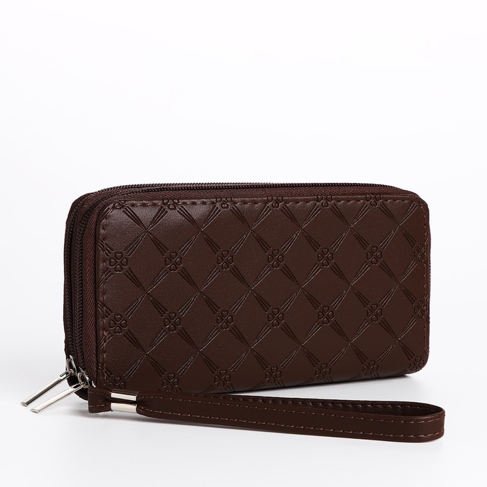 

Кошелек женский NoBrand 9730873 коричневый, 9730873