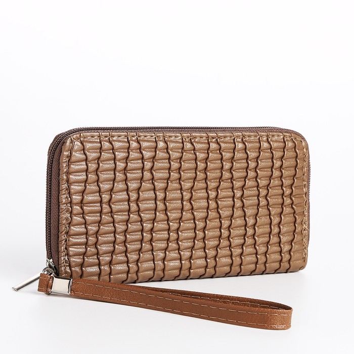 

Кошелек женский NoBrand 9730895 коричневый, 9730895