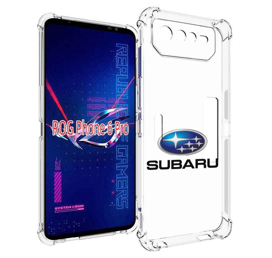 

Чехол MyPads subaru-4 мужской для Asus ROG Phone 6 Pro, Прозрачный, Tocco