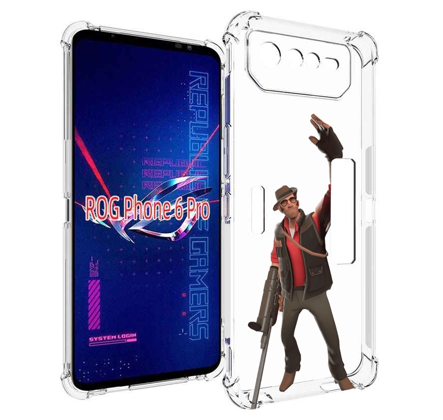 

Чехол MyPads team-fortress-2 для Asus ROG Phone 6 Pro, Прозрачный, Tocco