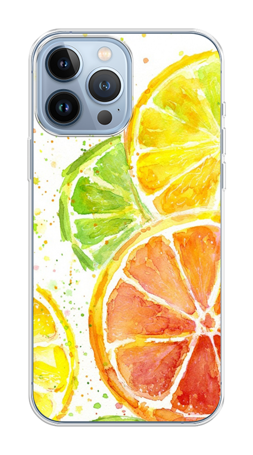 

Чехол Homey на Apple iPhone 13 Pro Max "Цитрусовые", Белый;желтый;красный;зеленый, 14450-1