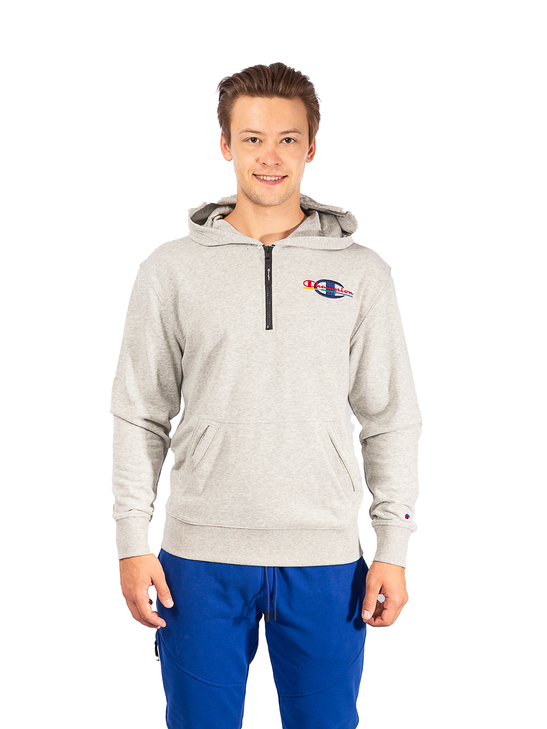 

Худи мужское Champion S63300586NDA серое L, Серый, S63300586NDA