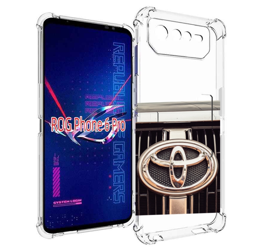 

Чехол MyPads toyota 3 для Asus ROG Phone 6 Pro, Прозрачный, Tocco