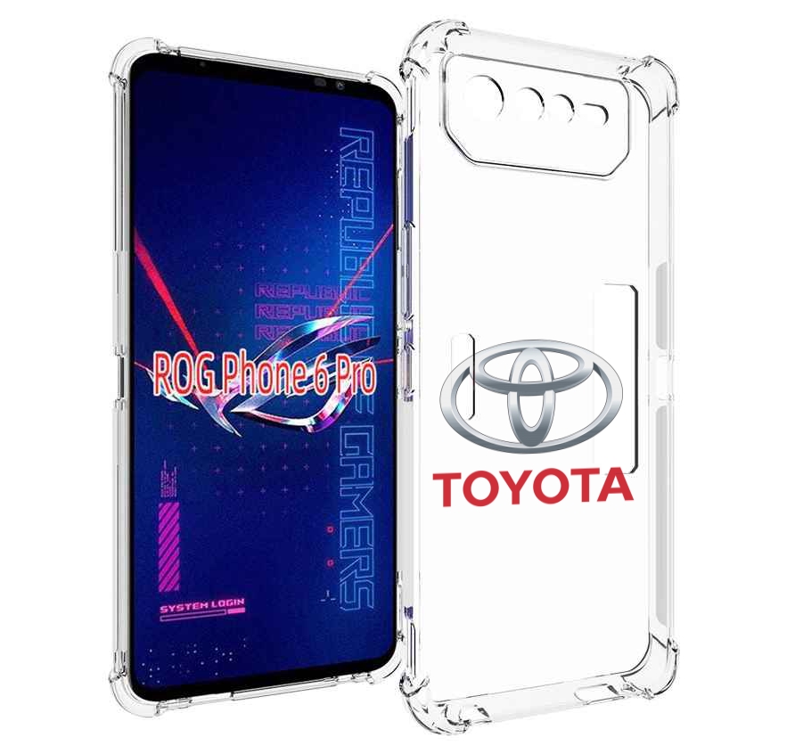 

Чехол MyPads toyota-4 мужской для Asus ROG Phone 6 Pro, Прозрачный, Tocco