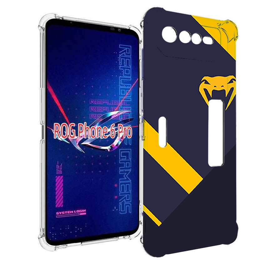 

Чехол MyPads venum мужской для Asus ROG Phone 6 Pro, Прозрачный, Tocco