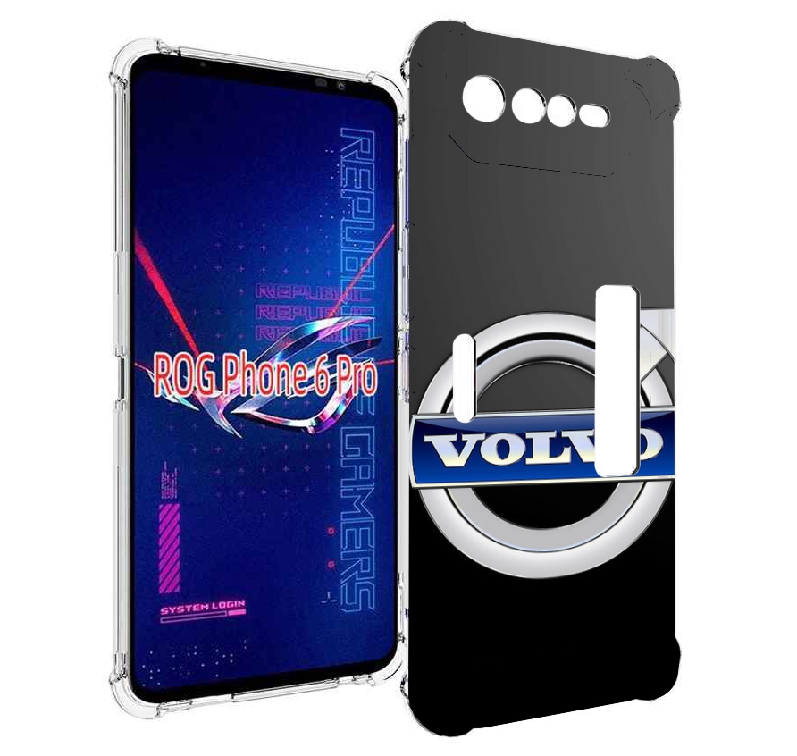 

Чехол MyPads volvo 2 мужской для Asus ROG Phone 6 Pro, Прозрачный, Tocco