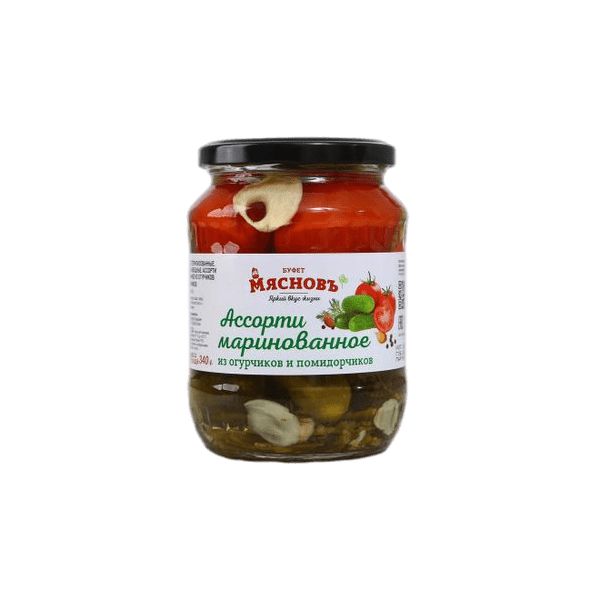 

Ассорти овощное МясновЪ БУФЕТ маринованное 680 г