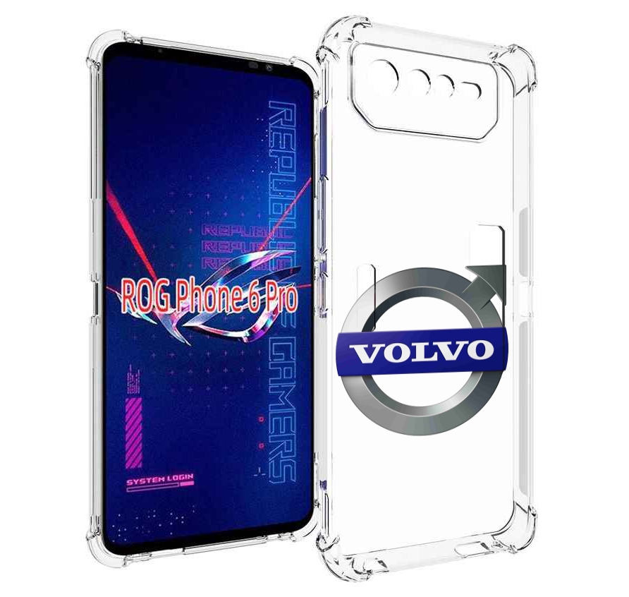 

Чехол MyPads volvo мужской для Asus ROG Phone 6 Pro, Прозрачный, Tocco