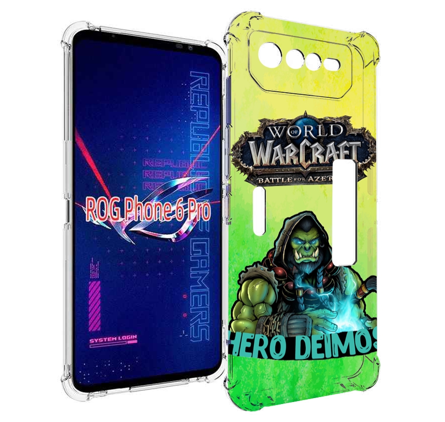 

Чехол MyPads world-of-warcraft мужской для Asus ROG Phone 6 Pro, Прозрачный, Tocco