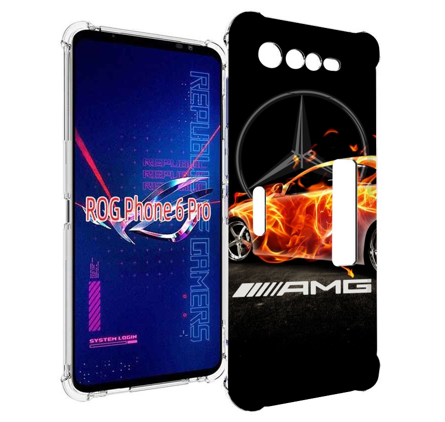 

Чехол MyPads АМГ мужской для Asus ROG Phone 6 Pro, Прозрачный, Tocco