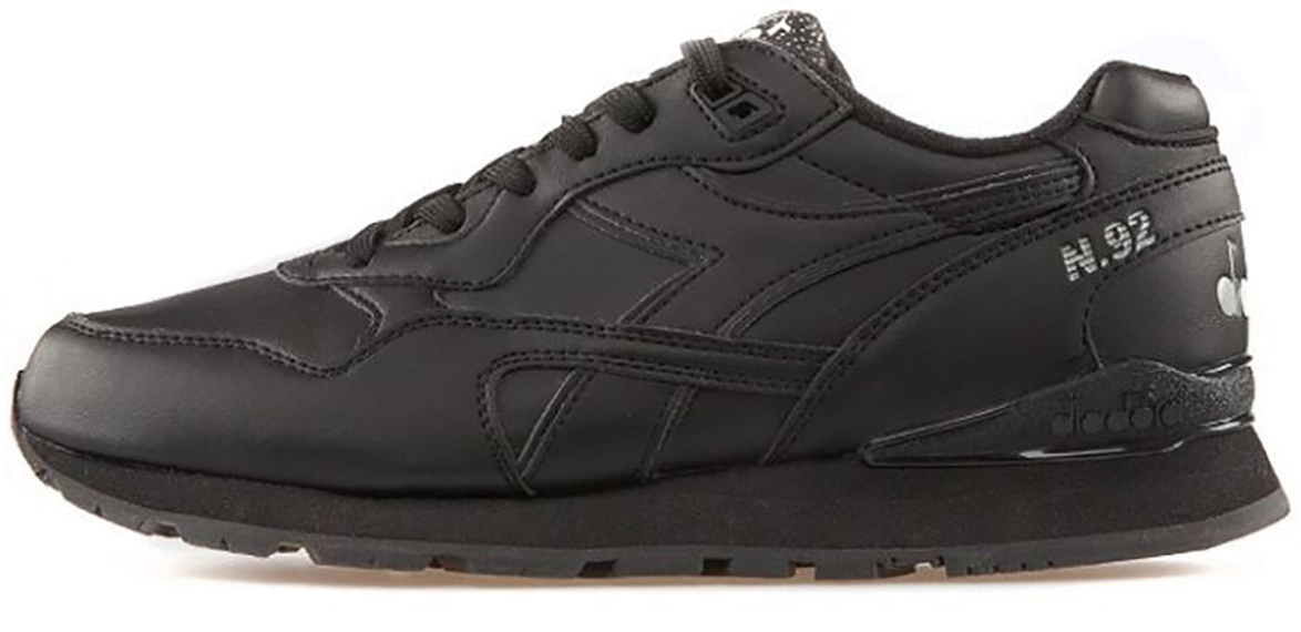 

Кроссовки унисекс Diadora N.92 L черные 6.5 UK, Черный, N.92 L